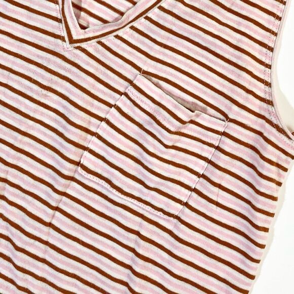 Madewell striped vneck tank XS - Picture 5 of 8